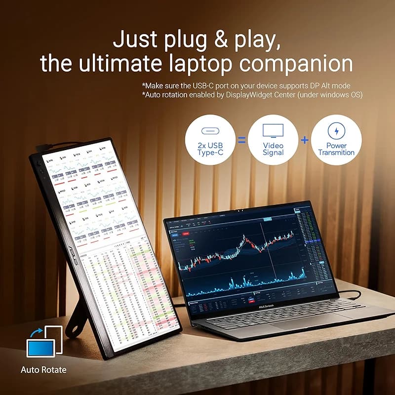 ASUS ZenScreen 16” Portable USB Monitor (MB169CK) - Full HD — image 7