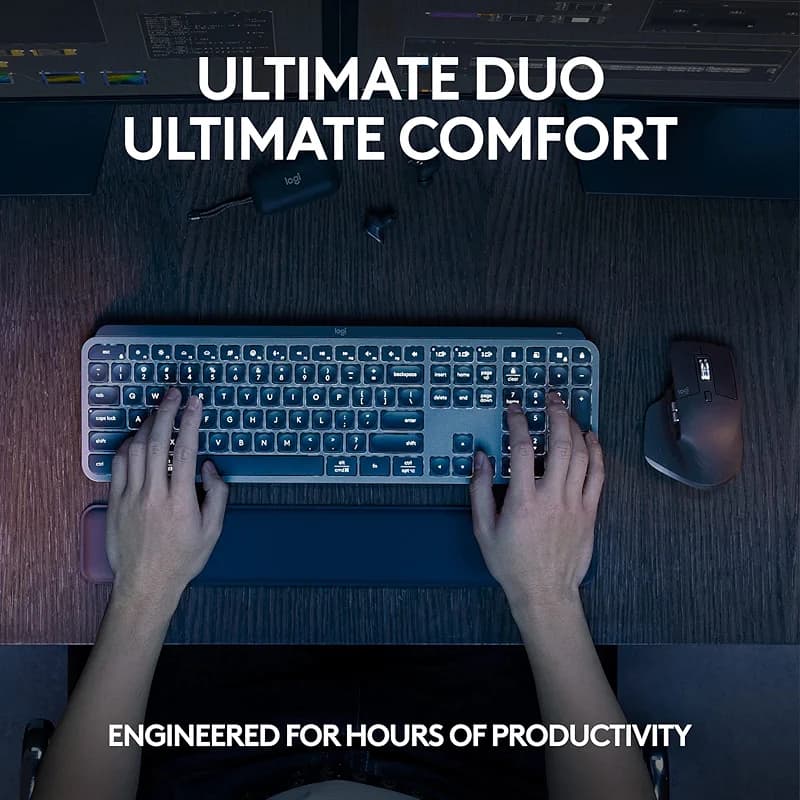 Logitech MX Keys S Combo - Performance Wireless Keyboard and Mouse with — image 5