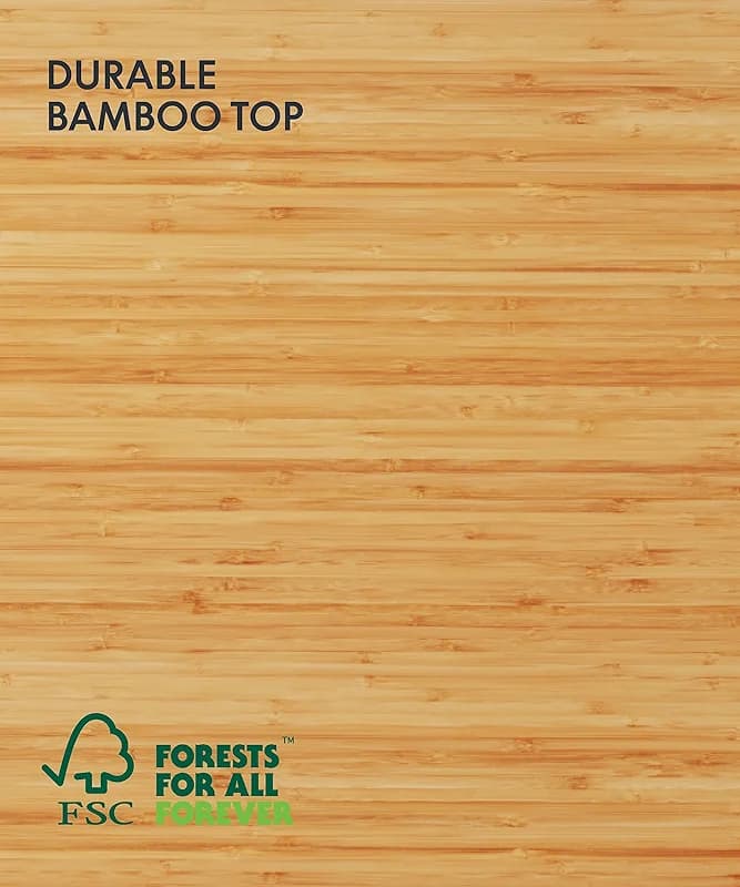 FLEXISPOT E6 Bamboo 3-Stage Dual Motor Electric Standing Desk 55 x 28 Sit — image 8